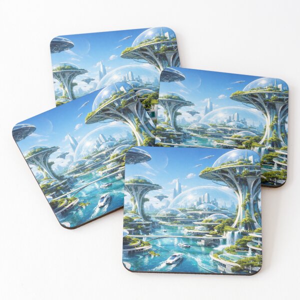 Item preview, Utopian future eco-city designed and sold by Sigtrix.