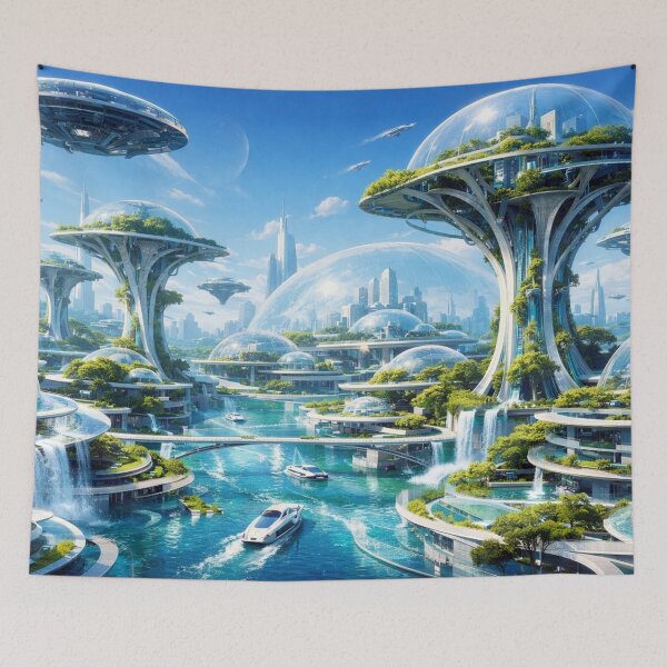 Item preview, Utopian future eco-city designed and sold by Sigtrix.