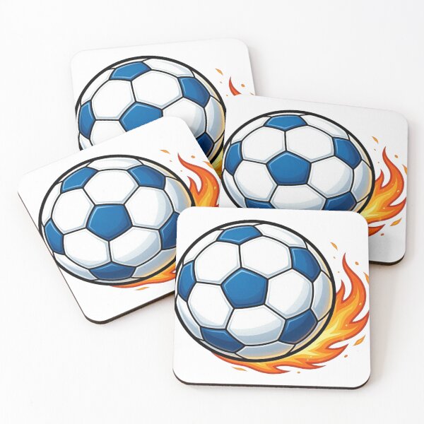 Item preview, The Beautiful Game Soccer Ball Fire Sticker designed and sold by ckartes100.