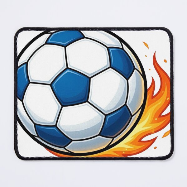 Item preview, The Beautiful Game Soccer Ball Fire Sticker designed and sold by ckartes100.