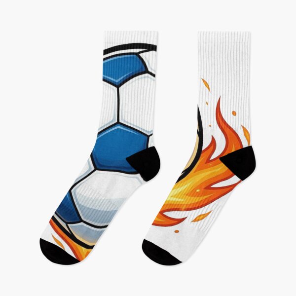 Item preview, The Beautiful Game Soccer Ball Fire Sticker designed and sold by ckartes100.