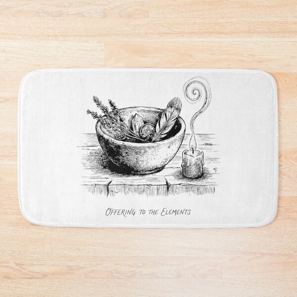 Item preview, Elemental Offering Bowl Ritual - Wiccan Altar designed and sold by bapupa.