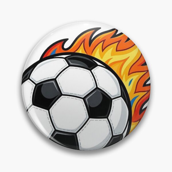 Item preview, Copy of The Beautiful Game Soccer Ball Fire Sticker designed and sold by ckartes100.