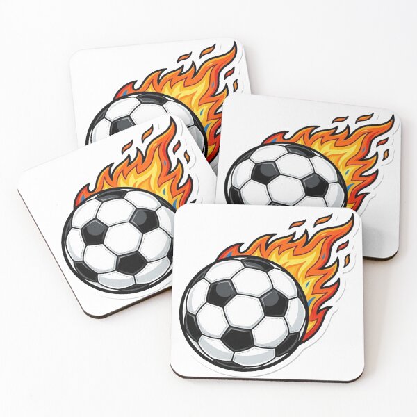 Item preview, Copy of The Beautiful Game Soccer Ball Fire Sticker designed and sold by ckartes100.