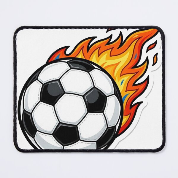 Item preview, Copy of The Beautiful Game Soccer Ball Fire Sticker designed and sold by ckartes100.