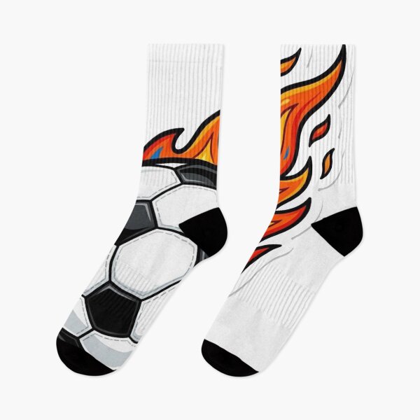 Item preview, Copy of The Beautiful Game Soccer Ball Fire Sticker designed and sold by ckartes100.