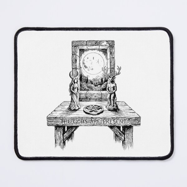 Item preview, Goddess & Horned God Statue Altar - Wiccan Altar designed and sold by bapupa.