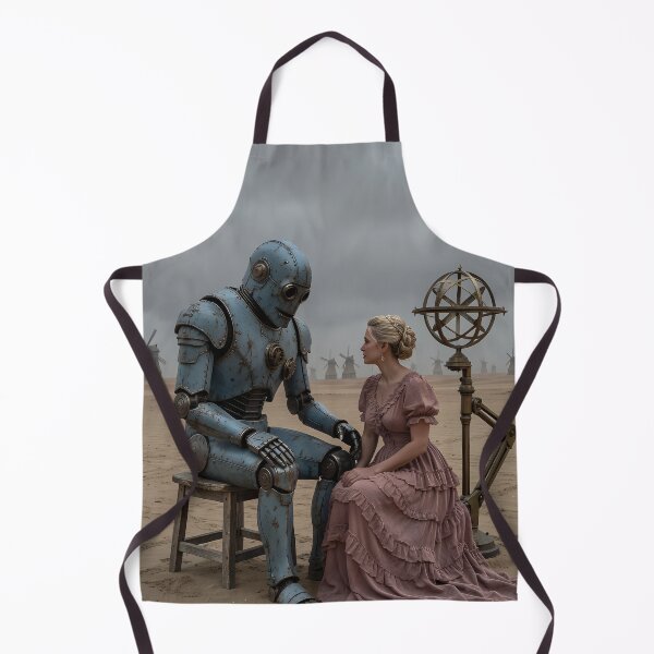 Item preview, Steampunk Android and the Lonely Woman in the Desert designed and sold by VoidVeilStudio.