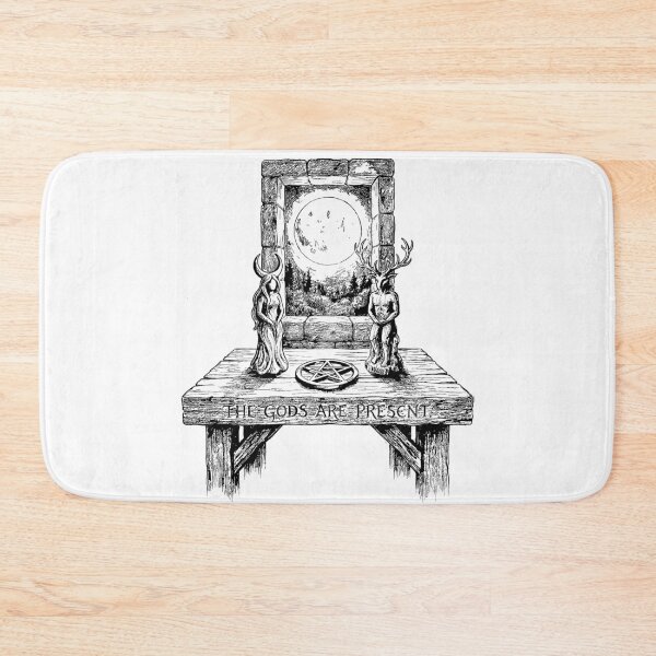 Item preview, Goddess & Horned God Statue Altar - Wiccan Altar designed and sold by bapupa.