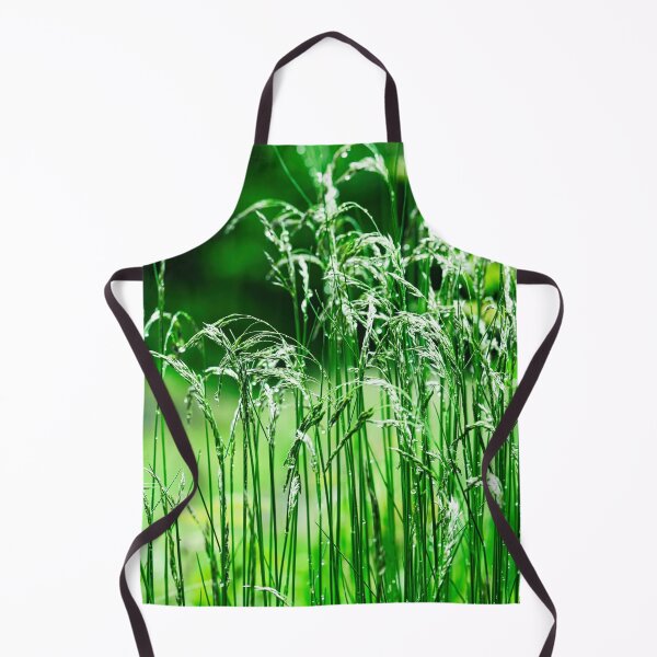 Item preview, Morning dew on green ears of grass. designed and sold by NaturePhotography.