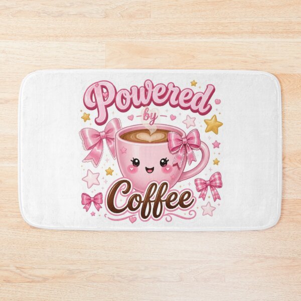 Item preview, Powered by Coffee Kawaii Sticker designed and sold by Stylestickers55.