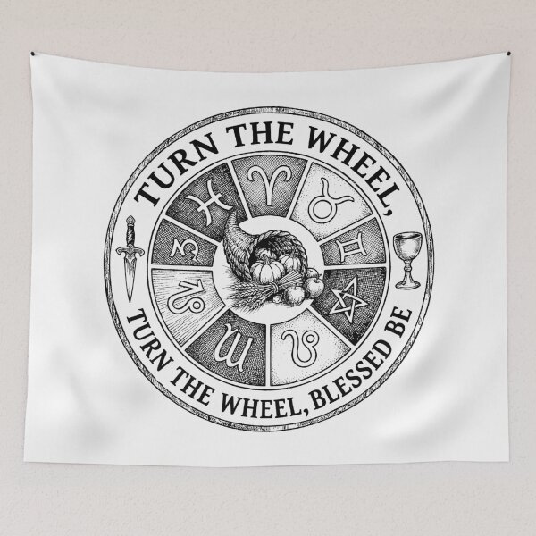 Item preview, Sabbat Harvest Wheel Altar - Wiccan Altar designed and sold by bapupa.