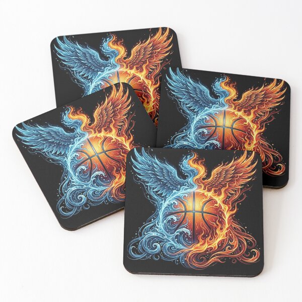 Item preview, Basketball Fusion: Fire vs. Water Art designed and sold by nadia1404.