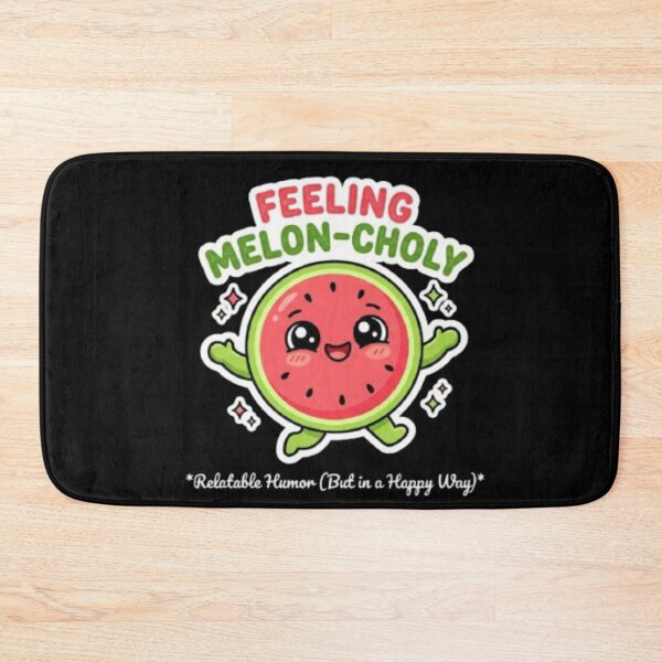 Item preview, Feeling Melon-choly Cute Watermelon Pun – Funny Sad Mood Fruit Humor Art | Watermelon Lover Gift designed and sold by irfanshikh.