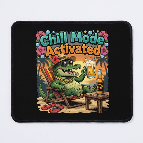 Item preview, Chill Mode Activated Alligator Beach Vibes designed and sold by TshirtsOnline-.