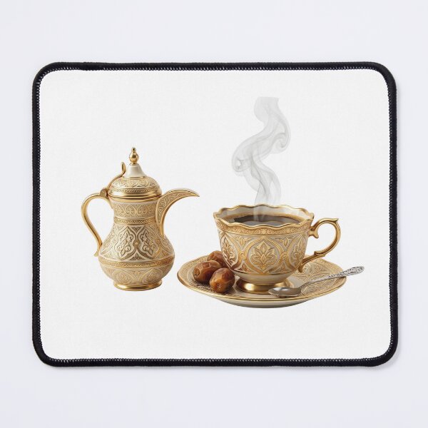 Item preview, Traditional Arabic Coffee Cup with Realistic Steam on White designed and sold by BrewChef.