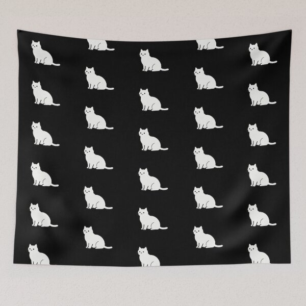 Item preview, Single‑line cat  Black & white  Minimalist, nature‑soft aesthetic  Cute, simple, elegant designed and sold by wallartofmio.