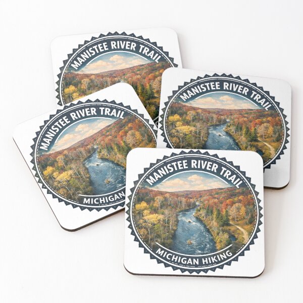 Item preview, Manistee River Trail - Michigan Hiking - Vintage designed and sold by francous03.