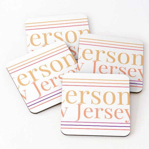 Item preview, Paterson New Jersey City Marked On State Map designed and sold by TheIconSmith.