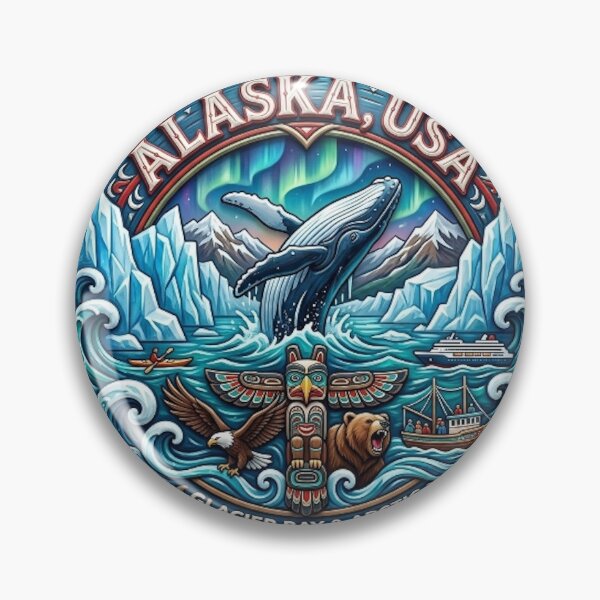 Item preview, GLACIER BAY & ARCTIC ALASKA USA designed and sold by likbatonboot.
