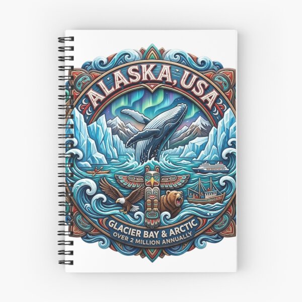 Item preview, GLACIER BAY & ARCTIC ALASKA USA designed and sold by likbatonboot.