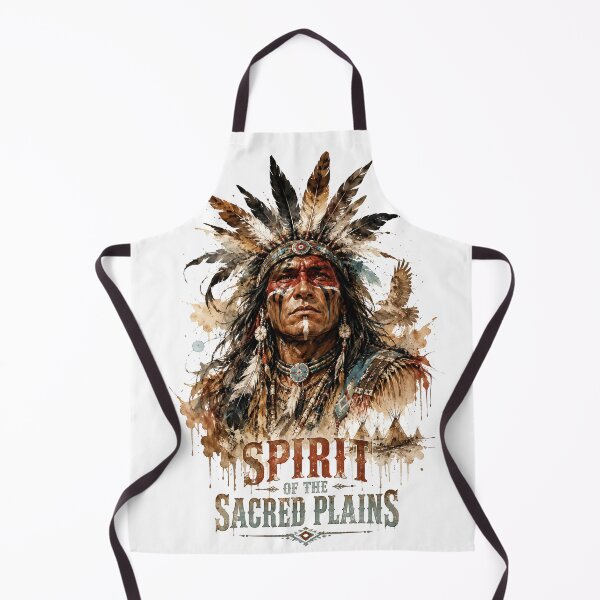 Item preview, Spirit of the Sacred Plains – Native Warrior Heritage designed and sold by AIEverything.