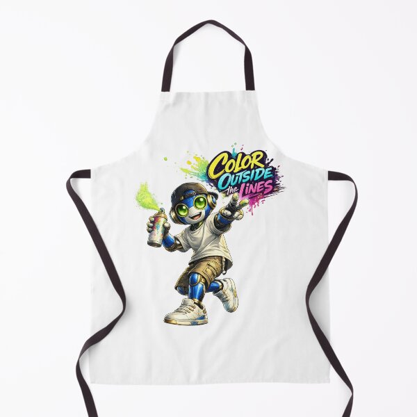 Item preview, Creative Robot – Color Outside The Lines Art designed and sold by Yomere.
