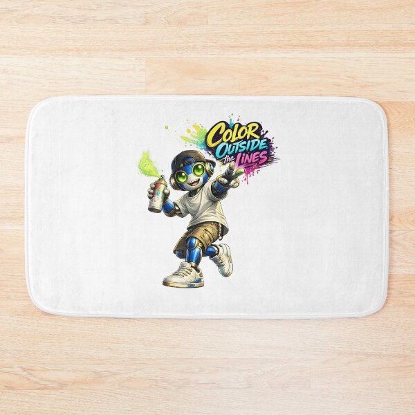 Item preview, Creative Robot – Color Outside The Lines Art designed and sold by Yomere.
