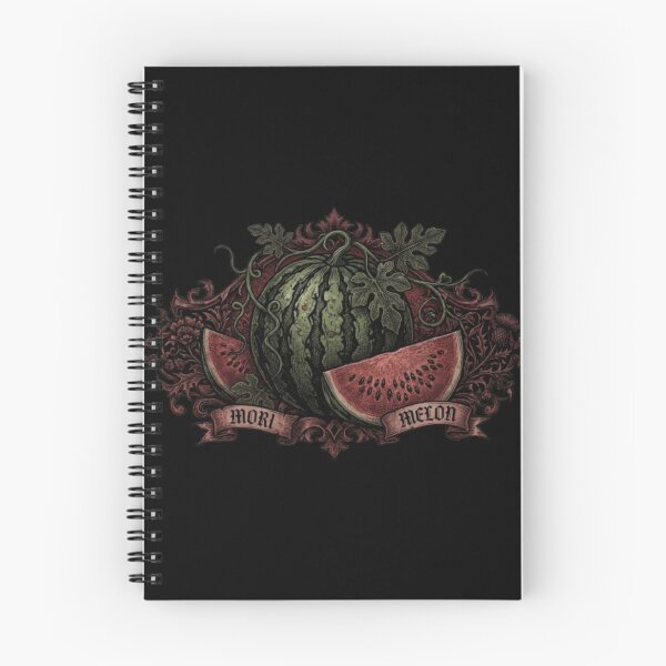 Item preview, Mori Melon Dark Gothic Botanical Watermelon – Moody Vintage Heraldry Art | Dark Aesthetic Watermelon Gift designed and sold by irfanshikh.