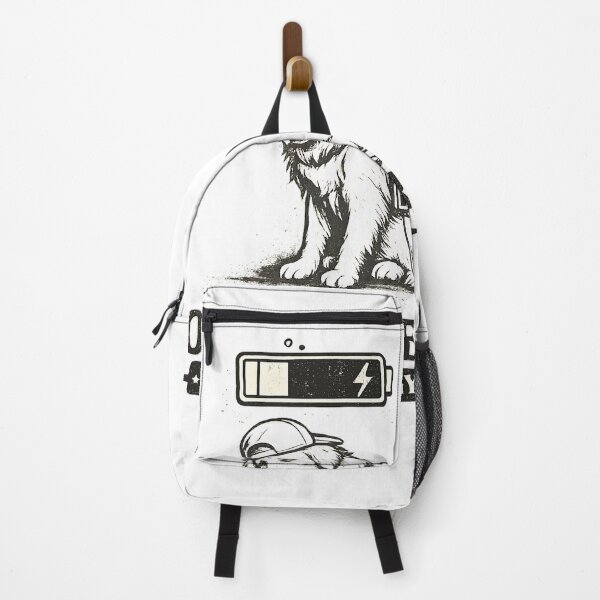 Item preview, Low Battery Social Energy – Funny Introvert Dog Vintage Graphic designed and sold by StudioAyinla.