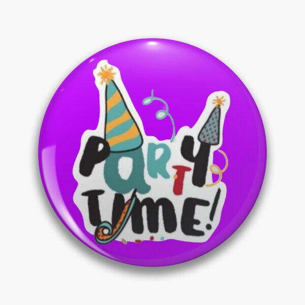 Item preview, Colorful Party Time - Fun Birthday and Celebration Sticker designed and sold by Scro-Ciob-Shop.