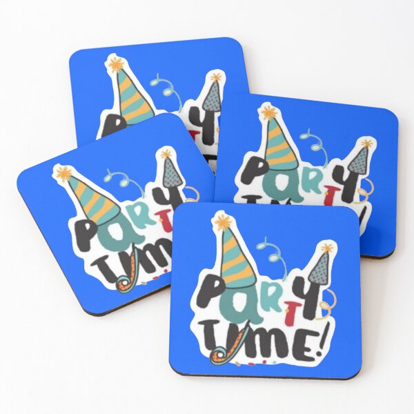 Item preview, Colorful Party Time - Fun Birthday and Celebration Sticker designed and sold by Scro-Ciob-Shop.