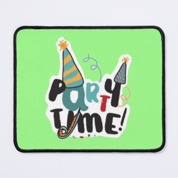 Item preview, Colorful Party Time - Fun Birthday and Celebration Sticker designed and sold by Scro-Ciob-Shop.