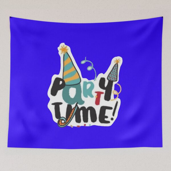 Item preview, Colorful Party Time - Fun Birthday and Celebration Sticker designed and sold by Scro-Ciob-Shop.