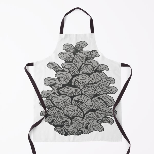 Item preview, pinecone drawing designed and sold by RoseGrayInk.