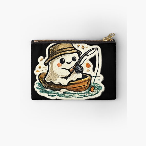 Item preview, Cute Ghost Fishing Adventure designed and sold by ubeyeart.