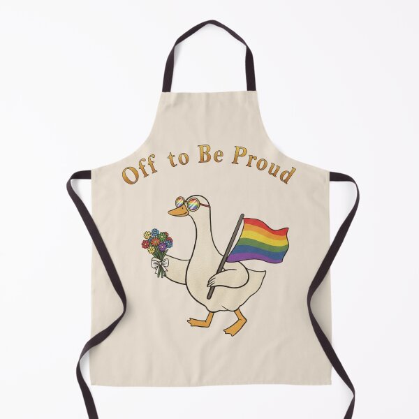 Item preview, Pride Goose LGBT Rainbow, Off To Be Proud, Gay Pride, Lesbian LGBTQ, Funny Goose designed and sold by toongstudio.
