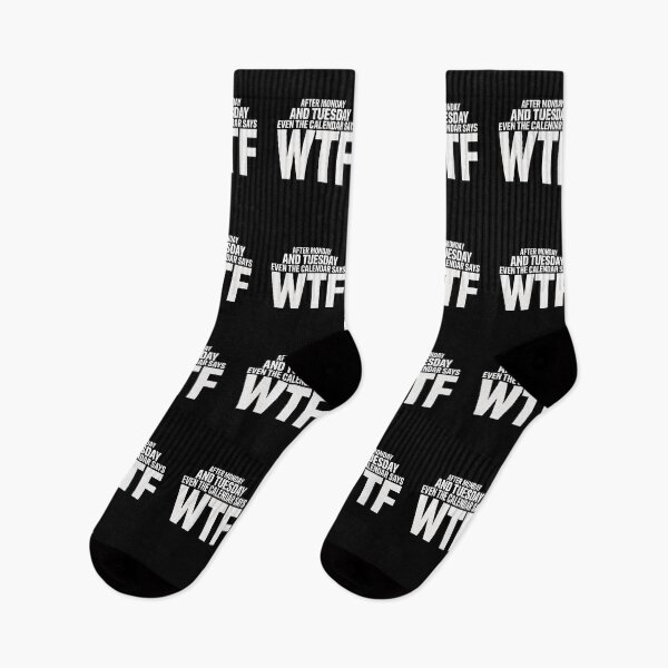 Item preview, After Monday and Tuesday Even The Calendar Says WTF – Funny Office Meme for Coworkers designed and sold by ZyziowskyArt.