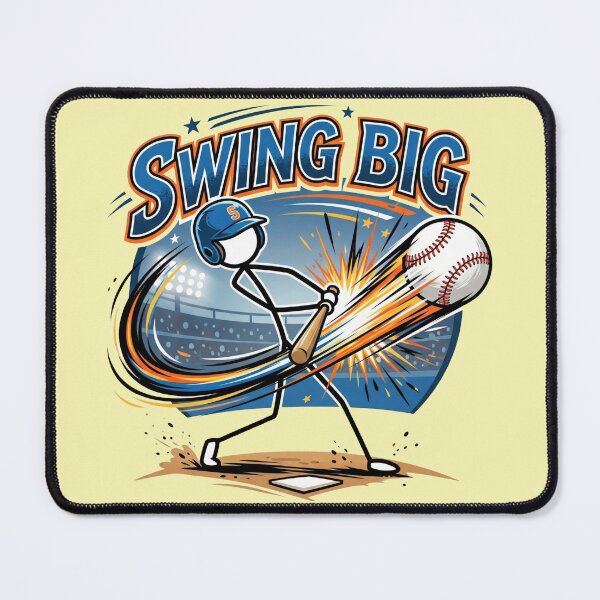 Item preview, Swing Big – Stickman Baseball Power Swing designed and sold by Chroma Dreams .