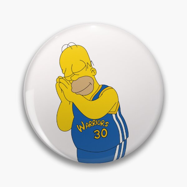 Item preview, Homer Simpson performing the Steph Curry Night Night celebration 2 designed and sold by ZERO-MIND.