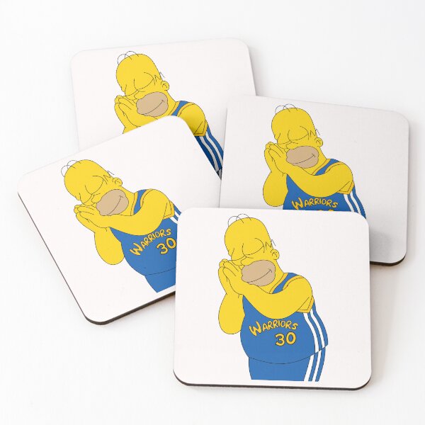 Item preview, Homer Simpson performing the Steph Curry Night Night celebration 2 designed and sold by ZERO-MIND.