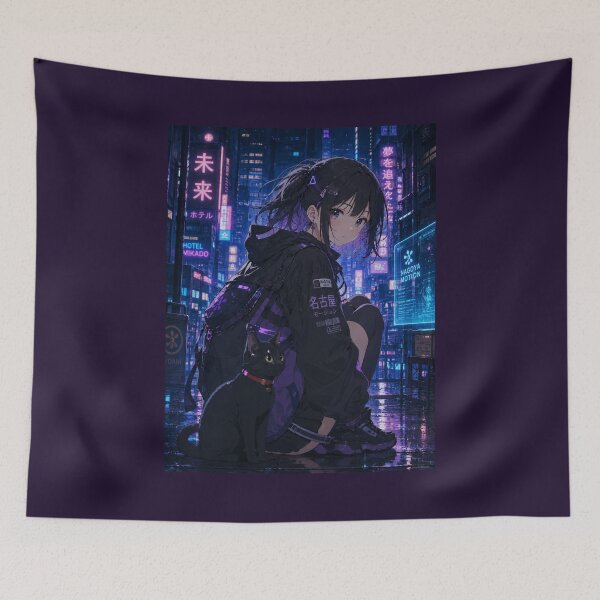 Item preview, Koshin & Kuroneko -Japanese Anime- designed and sold by KOSHIN-NO-KAZE.