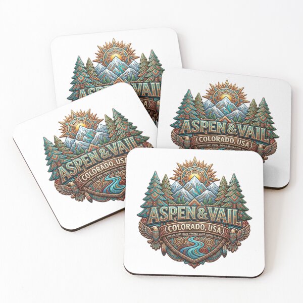 Item preview, ASPEN & VAIL COLORADO USA designed and sold by likbatonboot.