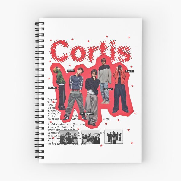 Item preview, CORTIS Members Red Star Grunge Poster Art designed and sold by moamaxshop.
