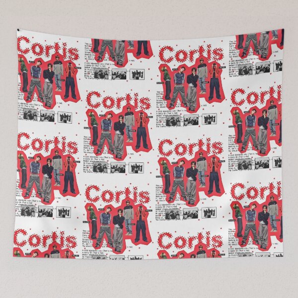 Item preview, CORTIS Members Red Star Grunge Poster Art designed and sold by moamaxshop.