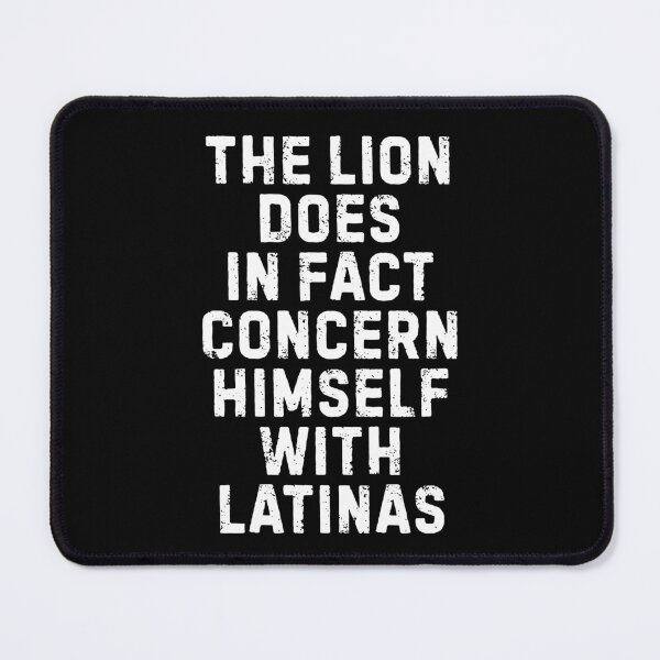 Item preview, Funny Lion Quote Latina Humor meme gift designed and sold by Amzkao.