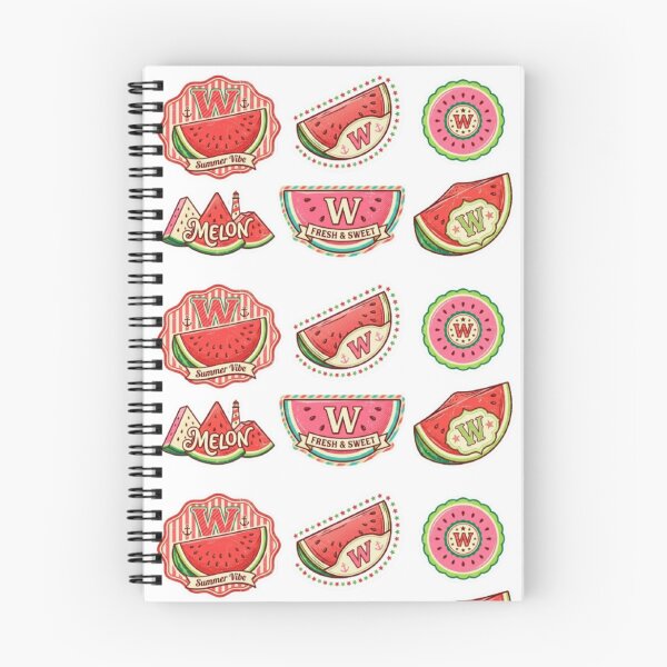 Item preview, Retro Watermelon Sticker Pack Summer Vibe Vintage Fruit Badge Design designed and sold by irfanshikh.