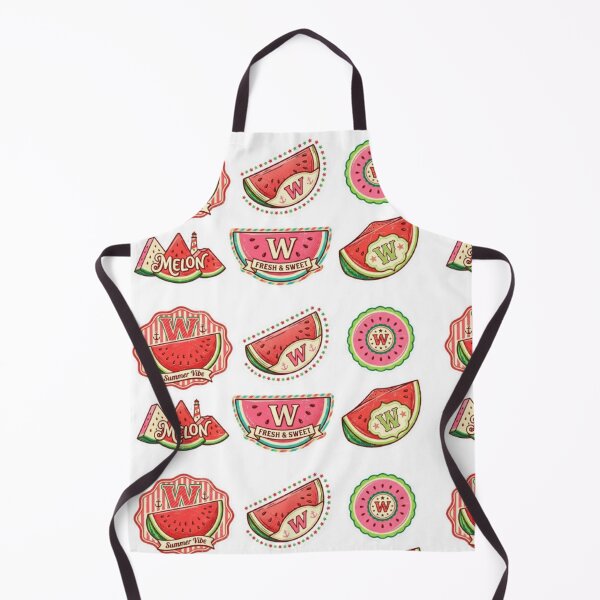 Item preview, Retro Watermelon Sticker Pack Summer Vibe Vintage Fruit Badge Design designed and sold by irfanshikh.
