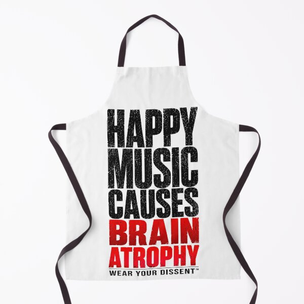 Item preview, MUSIC - WYD - Happy Music Causes Brain Atrophy TM blk designed and sold by MetusArt.