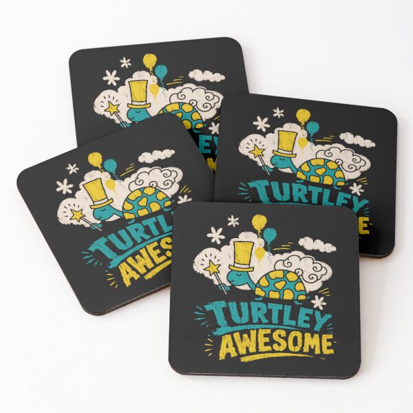 Item preview, Turtley Awesome Turtle Pun Animal Birthday Celebration designed and sold by HumansStuck12.